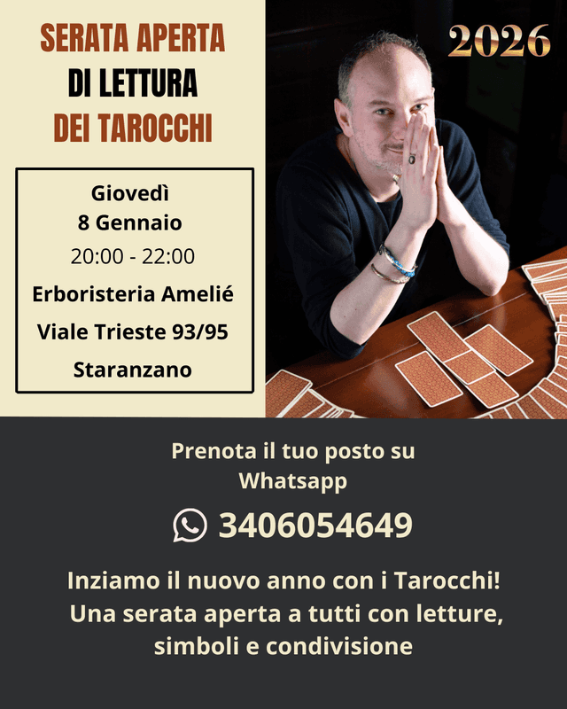 ✨ 𝙎𝙀𝙍𝘼𝙏𝘼 𝘼𝙋𝙀𝙍𝙏𝘼 𝘿𝙄 𝙇𝙀𝙏𝙏𝙐𝙍𝙀 𝘿𝙀𝙄 𝙏𝘼𝙍𝙊𝘾𝘾𝙃𝙄 𝘼 𝙎𝙏𝘼𝙍𝘼𝙉𝙕𝘼𝙉𝙊 ✨  