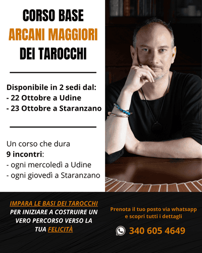 ๐ CORSO BASE SUGLI ARCANI MAGGIORI DEI TAROCCHI A UDINE E A STARANZANO